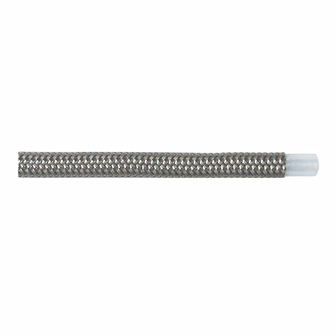 5340610 – SPEEDFX Braided Hose, -6AN 10 Foot Length PTFE Teflon Inner Tube With Stainless Steel Outer Braid